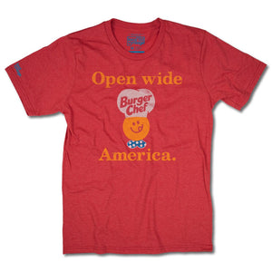 Burger Chef T-Shirt Front Red