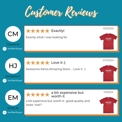 Caldor 90s T-Shirt Reviews Red