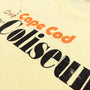 Cape Cod Coliseum Massachusetts T-Shirt Detail Right Faded Yellow