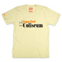 Cape Cod Coliseum Massachusetts T-Shirt Front Faded Yellow