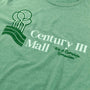 Century III Mall West Mifflin Pittsburgh Pennsylvania T-Shirt Detail Faded Green