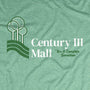 Century III Mall West Mifflin Pittsburgh Pennsylvania T-Shirt Graphic Faded Green