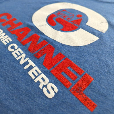 Channel Home Centers T-Shirt Detail Right Bright Blue