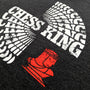 Chess King T-Shirt Detail Right Dark Gray