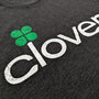 Clover Discount Department Store T-Shirt Detail Left Dark Gray
