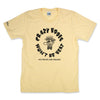 Crazy Eddie T-Shirt Front Faded Yellow