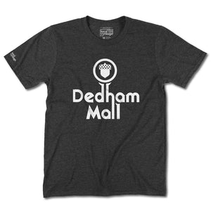Dedham Mall Massachusetts T-Shirt Front Dark Gray