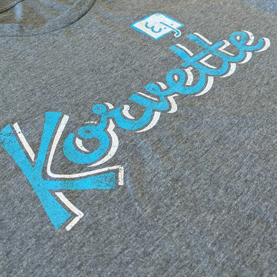 EJ Korvette Discount Department Store T-Shirt Detail Gray