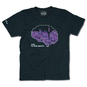 End Alzheimers T-Shirt Front Black