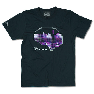 End Alzheimers T-Shirt Front Black
