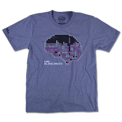 End Alzheimers T-Shirt Front Purple