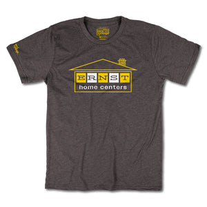 Ernst Home Centers Home Improvement T-Shirt Front Dark Brown