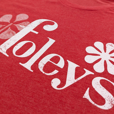 Foley's Department Store Texas T-Shirt Detail Right Red