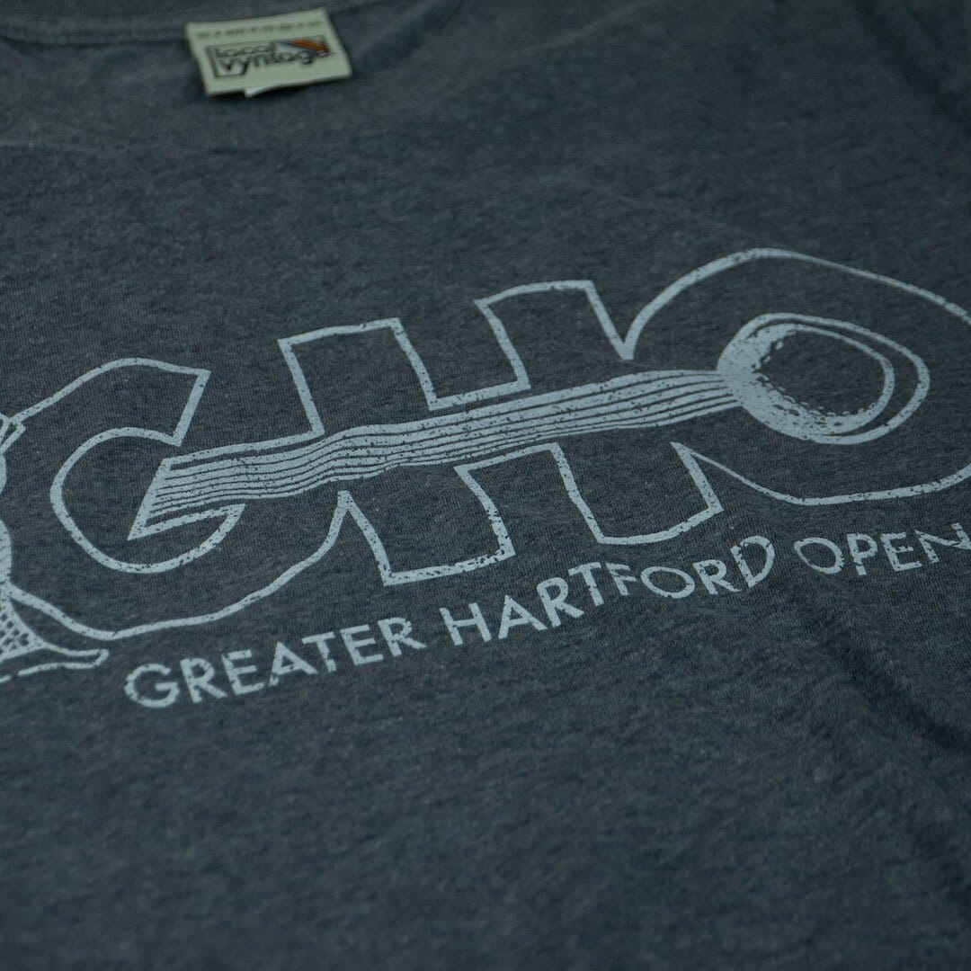 GHO Greater Hartford Open T-Shirt Detail Gray