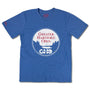 Greater Hartford Open The GHO Connecticut T-Shirt Front Bright Blue