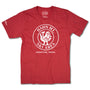 Hahn Mt. Ski Area Kempton Pennsylvania T-Shirt Front Red