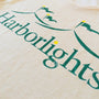 Harborlights Amphitheater Boston Massachusetts T-Shirt Detail Right Beige