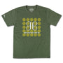 Hudson's Department Store Detroit Michigan T-Shirt Front Forest Green