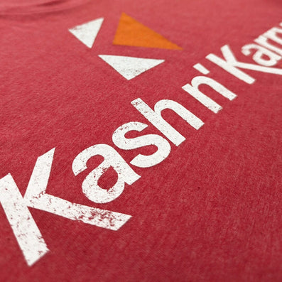 Kash n' Karry Food Stores Grocery Store T-Shirt Detail Left Red