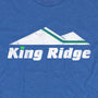 King Ridge Ski Area New London New Hampshire T-Shirt Graphic Bright Blue