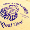 King's Castle Land Whitman Massachusetts T-Shirt Detail Right Faded Yellow