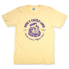 King's Castle Land Whitman Massachusetts T-Shirt Front Faded Yellow