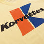 Korvettes EJ Korvette T-Shirt Detail Left Faded Yellow