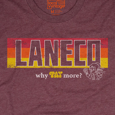 Laneco Supermarket T-Shirt Graphic Burgundy
