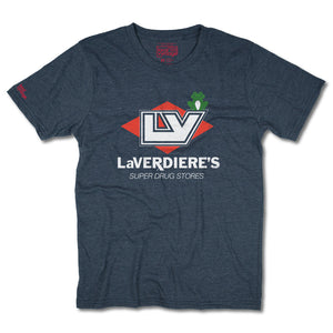 LaVerdiere's Super Drug Stores T-Shirt Front Dark Blue