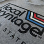 Local Vyntage United States Logo T-Shirt Detail Right Gray