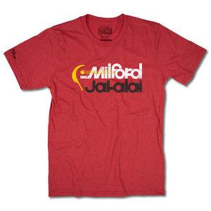 Milford Jai Alai Connecticut T-Shirt Front Red