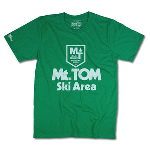 Mt. Tom Holyoke Massachusetts T-Shirt Front Green