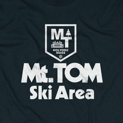 Mt. Tom Holyoke Massachusetts T-Shirt Graphic Black