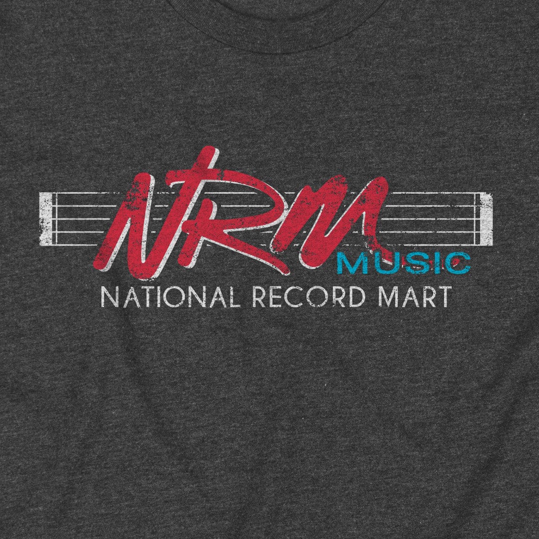 NRM Music National Record Mart T-Shirt Graphic Dark Gray