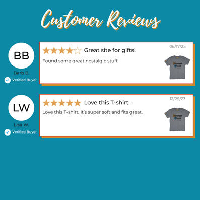 Orange Plaza Mall T-Shirt Reviews Gray