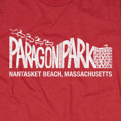 Paragon Park Nantasket Beach Boston Massachusetts T-Shirt Graphic Red