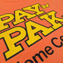 Pay N Pak Home Centers T-Shirt Detail Left Orange
