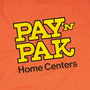 Pay N Pak Home Centers T-Shirt Graphic Orange