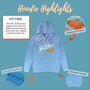 Peaches Records And Tapes Hoodie Highlights Sky Blue
