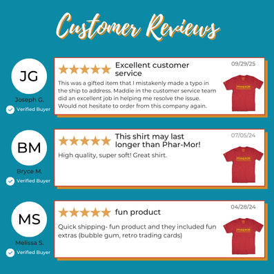 Phar-Mor T-Shirt Reviews Red