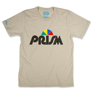 Prism Cable TV Channel T-Shirt Front Beige