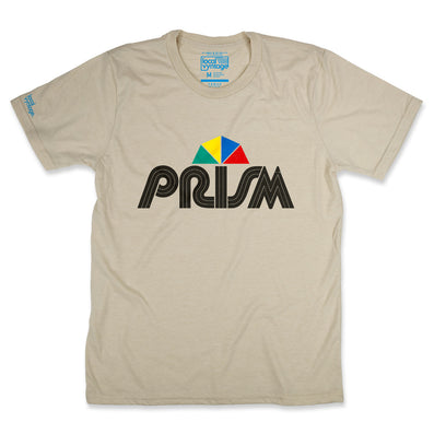 Prism Cable TV Channel T-Shirt Front Beige