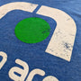 Reunion Arena Dallas Texas T-Shirt Detail Center Bright Blue