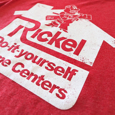 Rickel Home Centers T-Shirt Detail Right Red