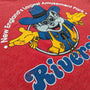 Riverside Amusement Park Agawam Massachusetts T-Shirt Detail Left Red