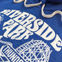 Riverside Park Agawam Massachusetts Hoodie Detail Name Cobalt Blue