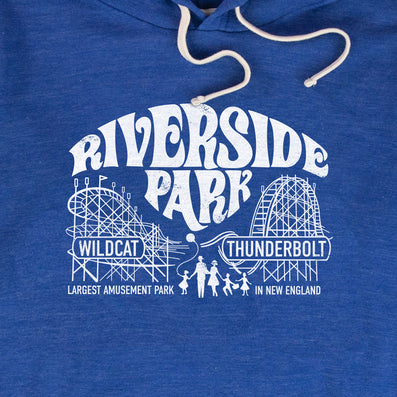 Riverside Park Agawam Massachusetts Hoodie Graphic Cobalt Blue