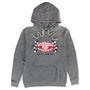 Riverside Speedway Agawam Massachusetts Hoodie Front Gray