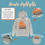 Rosemont Horizon Arena Chicago Illinois Hoodie Highlights Light Gray