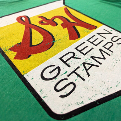 S&H Green Stamps T-Shirt Detail Left Green